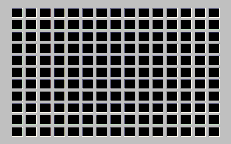 黒い点の錯視