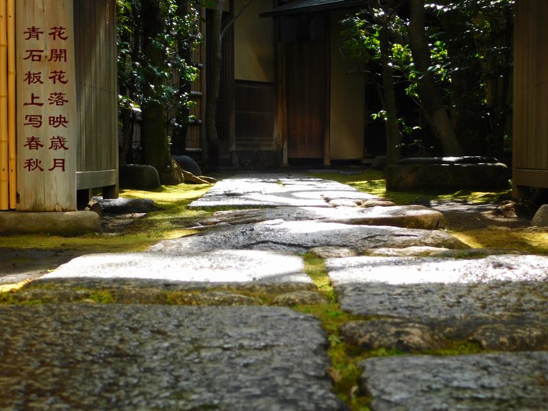 花開花落映歳月，青石板上写春秋