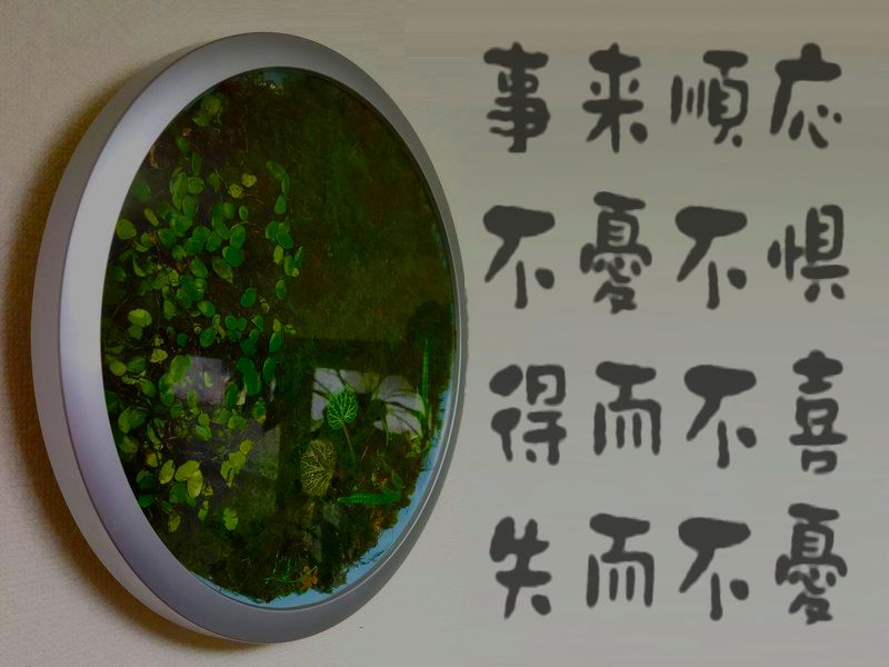 事来順応 不憂不惧 得而不喜 失而不憂