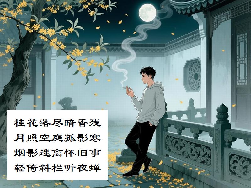 秋の夜に想いを寄せる