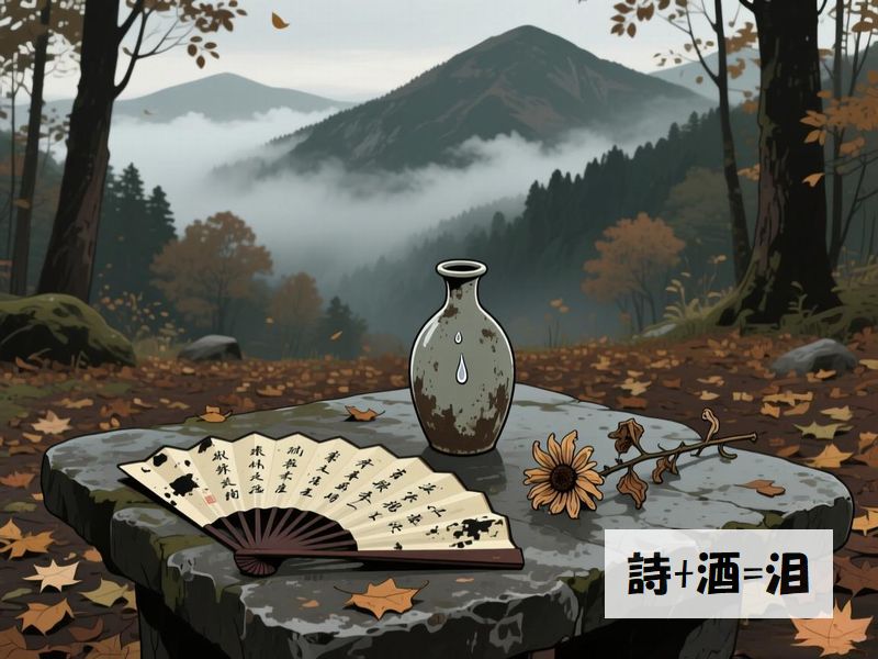 詩+酒=泪　文人計算式