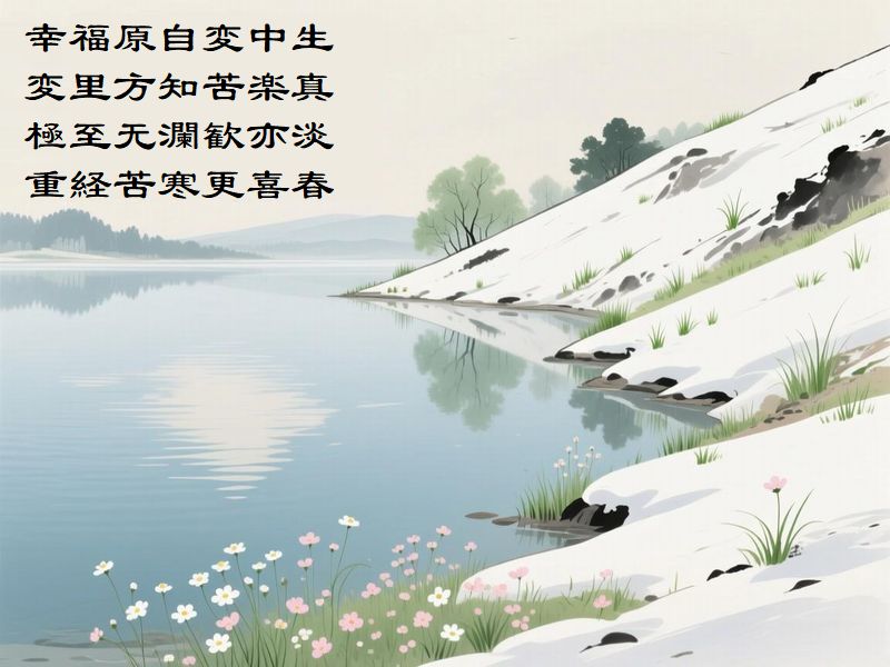 幸福とは変動する量、揺れ動くことで初めて感じられるのだ